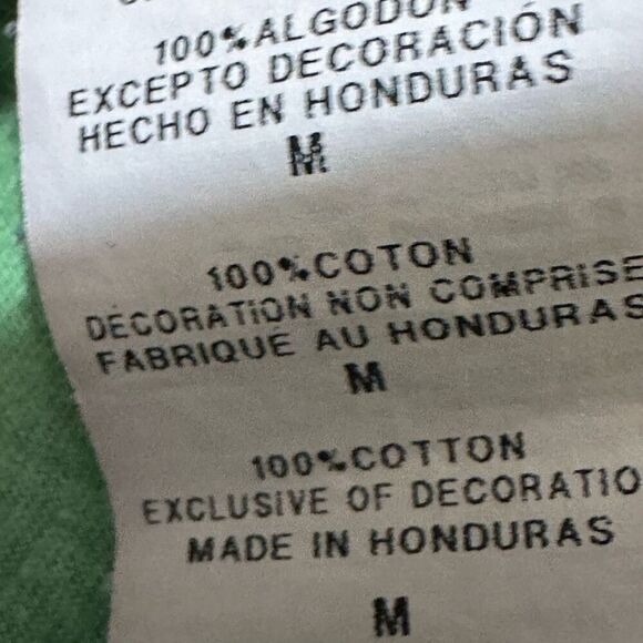 Champion Short Sleeve Green T-Shirt Happy Face | Men Size Medium - Picture 6 of 9